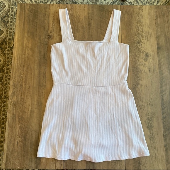 VS PINK • Ribbed Square Neck Active Dress/Romper • Size XL - Picture 2 of 6